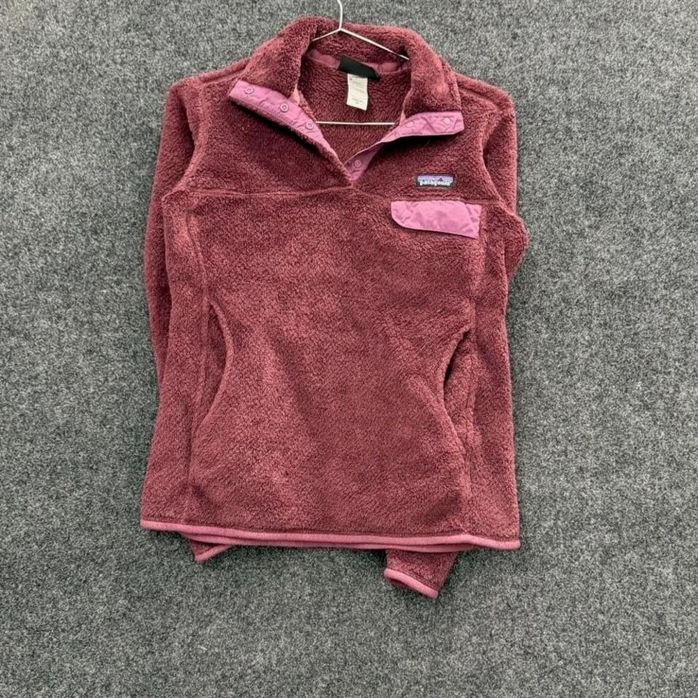 Patagonia Snap-T Fleece Pullover Womens XS Plum Polartec Outdoor Jacket